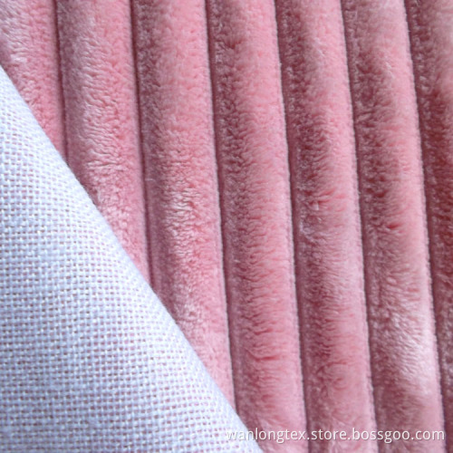 Corduroy Fabric L Shape Sofa Cover Fabric